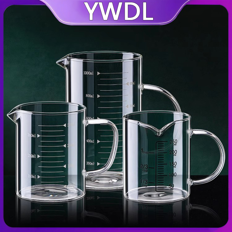 Candle Making Jug - YWDL 1/2 stuks Glazen Maatbeker Met