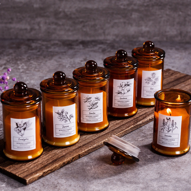Candle Making Glass Jars - Vintage Glazen Pot Geurkaars Essentiële Oliën