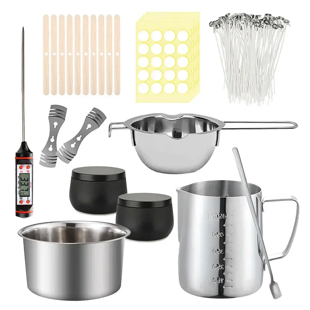 Candle Making Glass Jars - 219 Stuks Geurkaars Maken Set Kandelaars