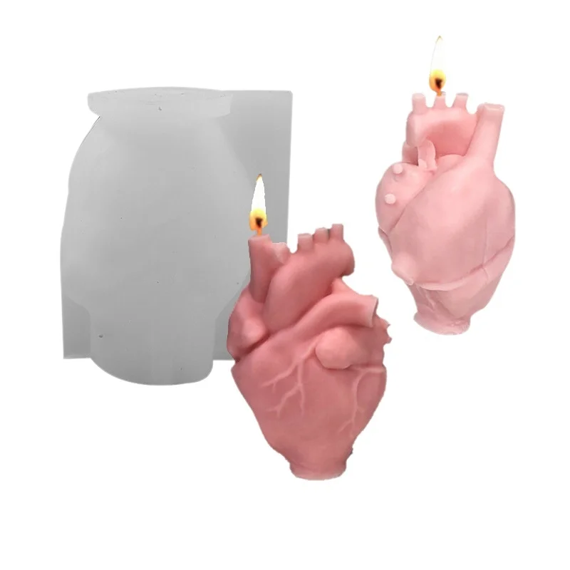 Candle Making Kit Diy - DIY Menselijk Hart Siliconen Kaars Mallen