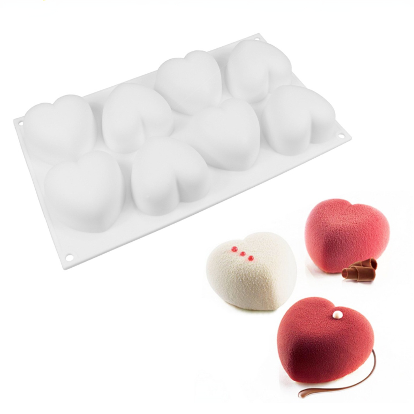 Candle Making Kit Diy - Liefde Hart Siliconen Zeep Schimmel Handgemaakte