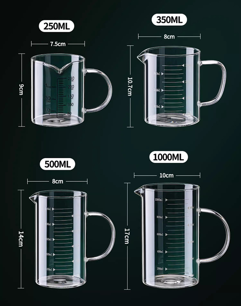 YWDL 1/2 stuks Glazen Maatbeke - Candle Making Jug recensie en prijs