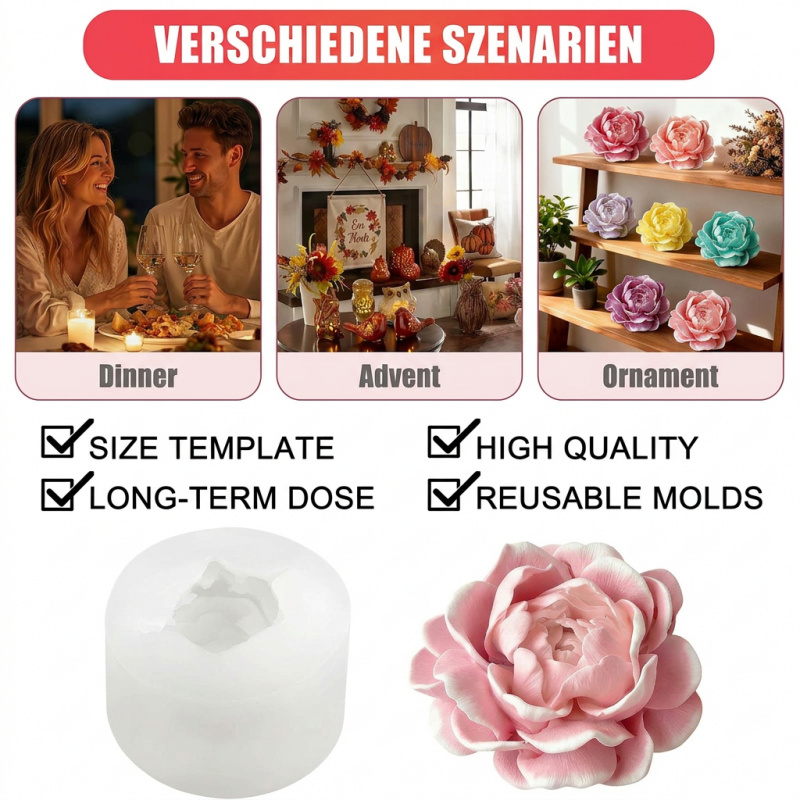 Siliconen mal voor jasmijnbloe - Candle Making Jug recensie en prijs