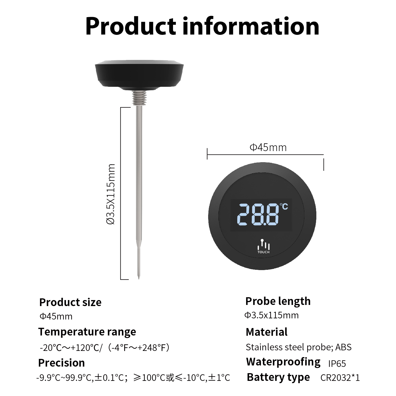 Melkopschuimthermometer voor k - Candle Making Thermometer recensie en prijs