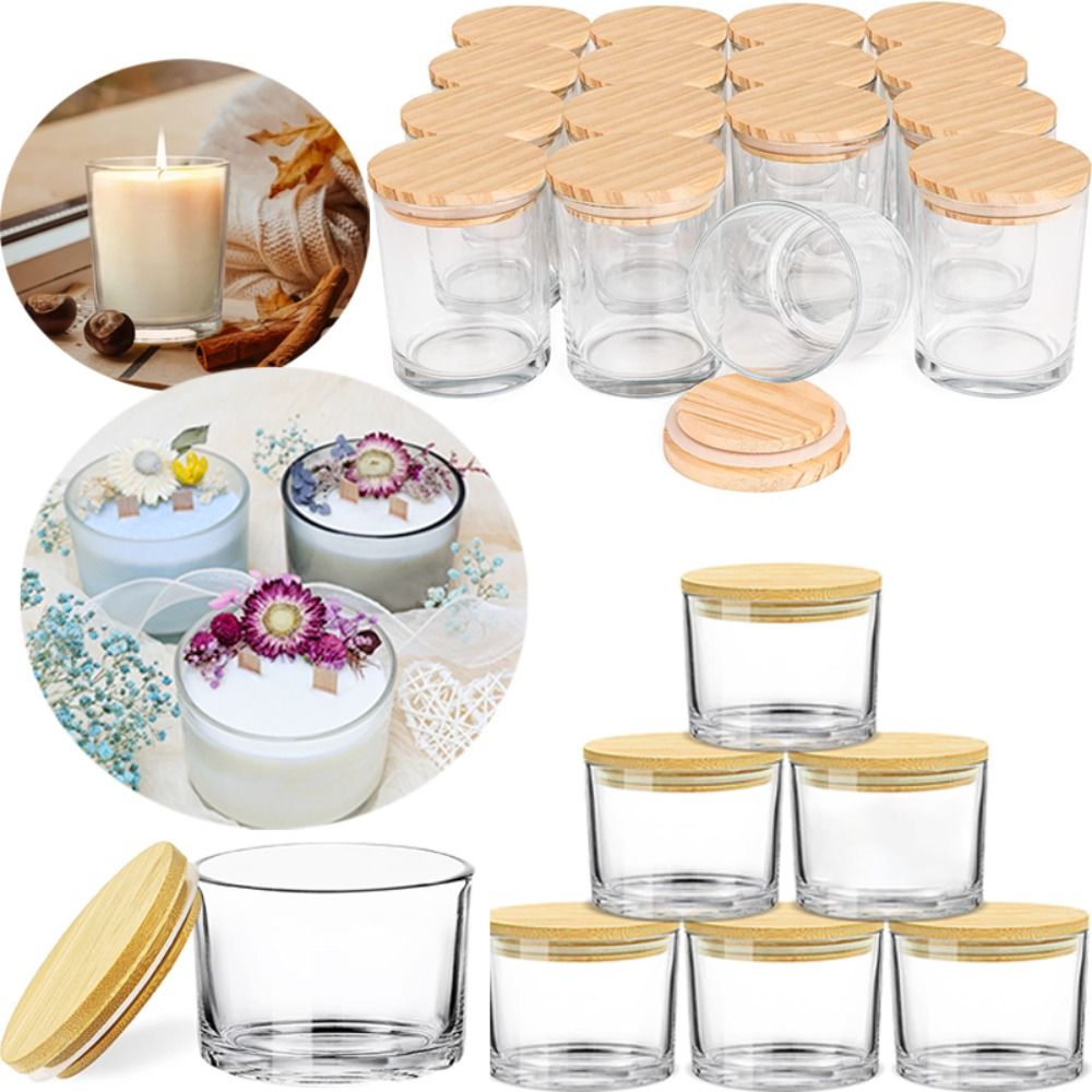 Helderglazen kaarspotten Klein - Candle Making Glass Jars recensie en prijs