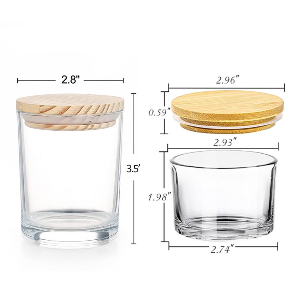 Helderglazen kaarspotten Klein - Candle Making Glass Jars recensie en prijs