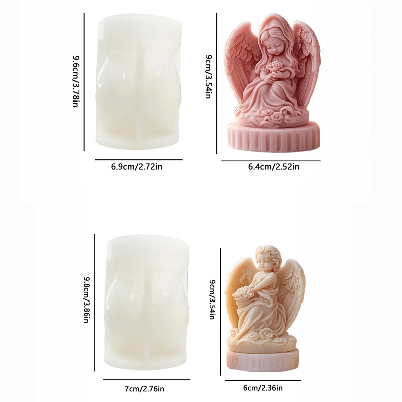 3D schattig paar engel kaars s - Candle Making Thermometer recensie en prijs