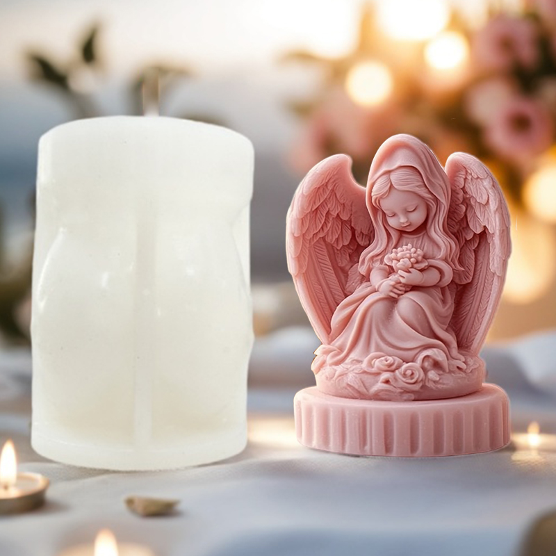 3D schattig paar engel kaars s - Candle Making Thermometer recensie en prijs