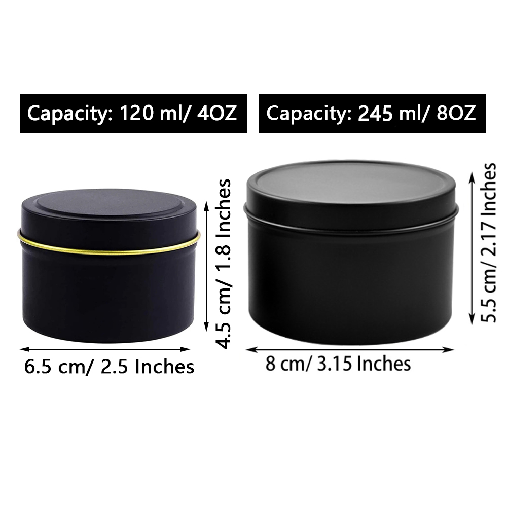 4oz/8oz Kaarsenblikken met dek - Candle Making Glass Jars recensie en prijs