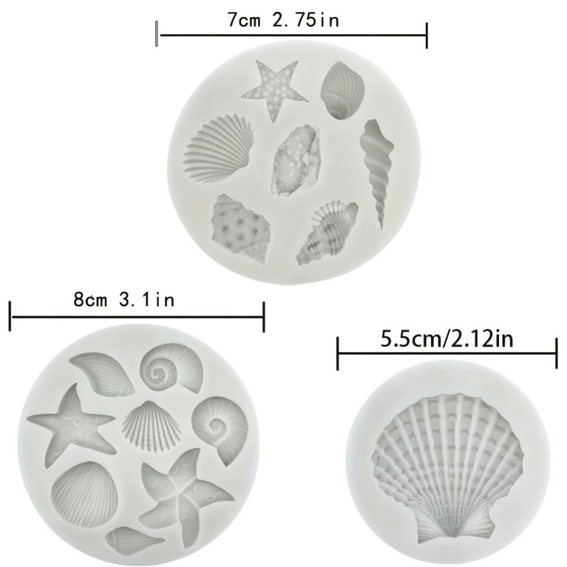 3 stks/set, schelpvormenset, o - Candle Making Kit Diy recensie en prijs