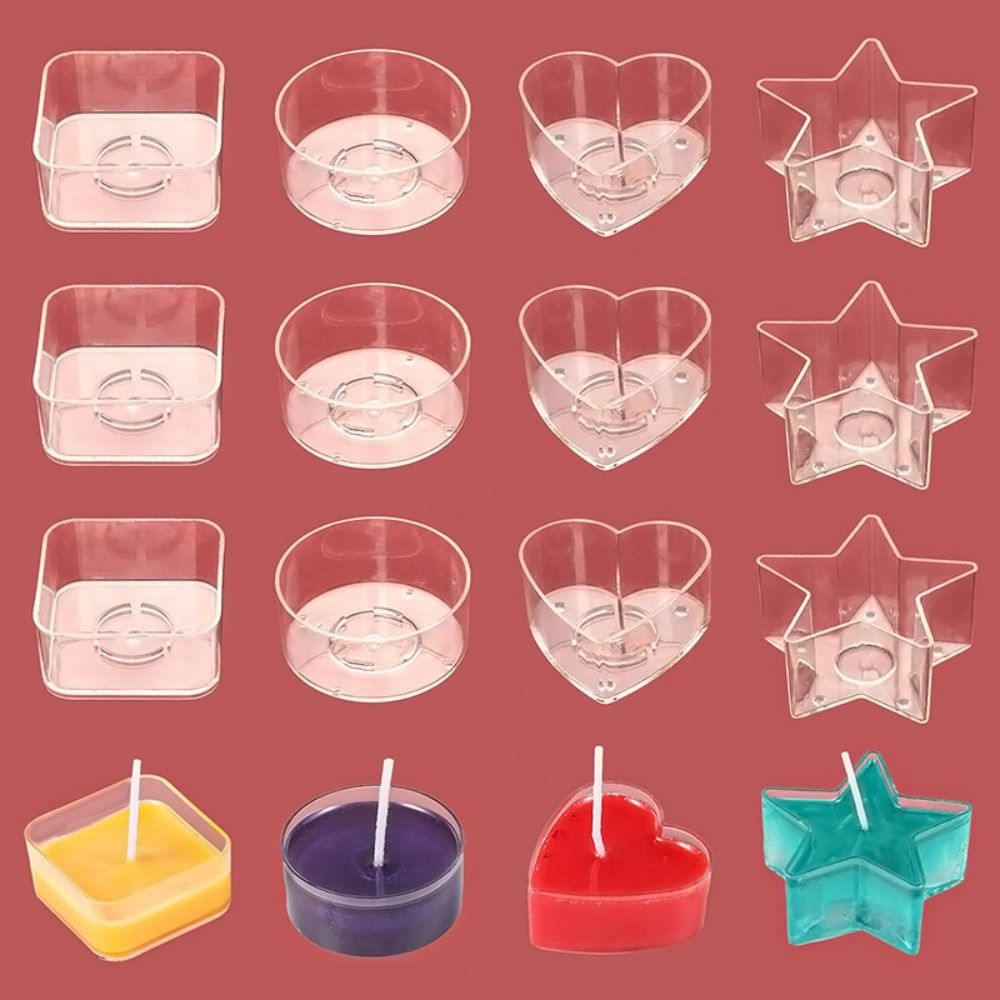 10 stuks DIY Art Light Kaarsen - Candle Making Glass Jars recensie en prijs
