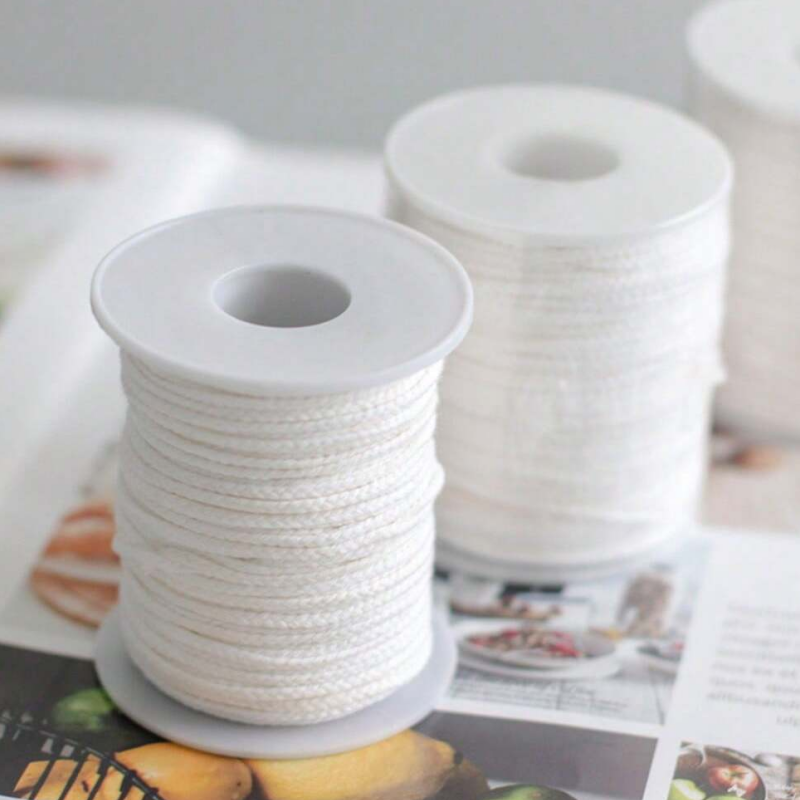 1 Rol Kaars Katoenen Wieken +  - Candle Making Glass Jars recensie en prijs