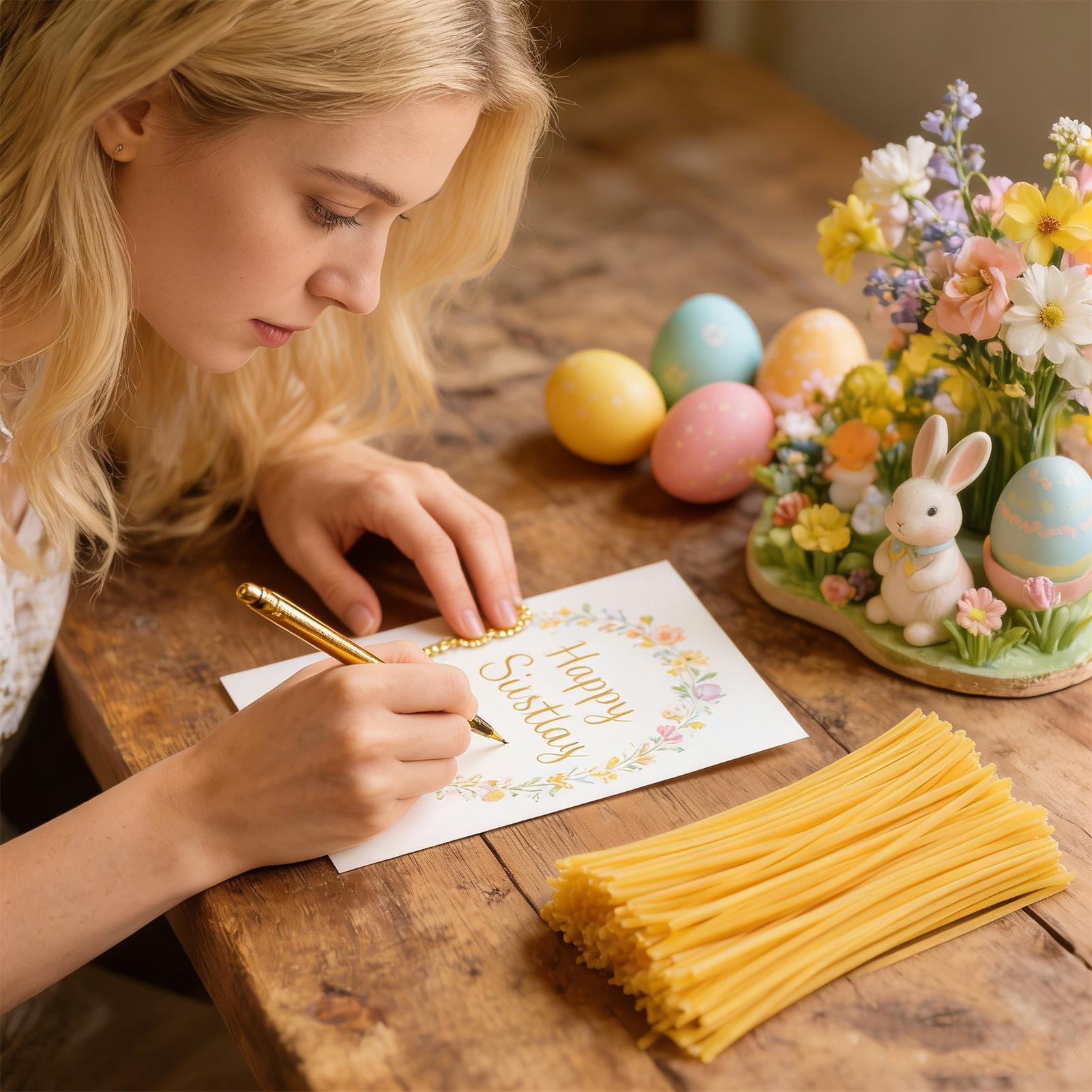Ei-decoratie bijenwasstokjes 1 - Candle Making Kit Diy recensie en prijs