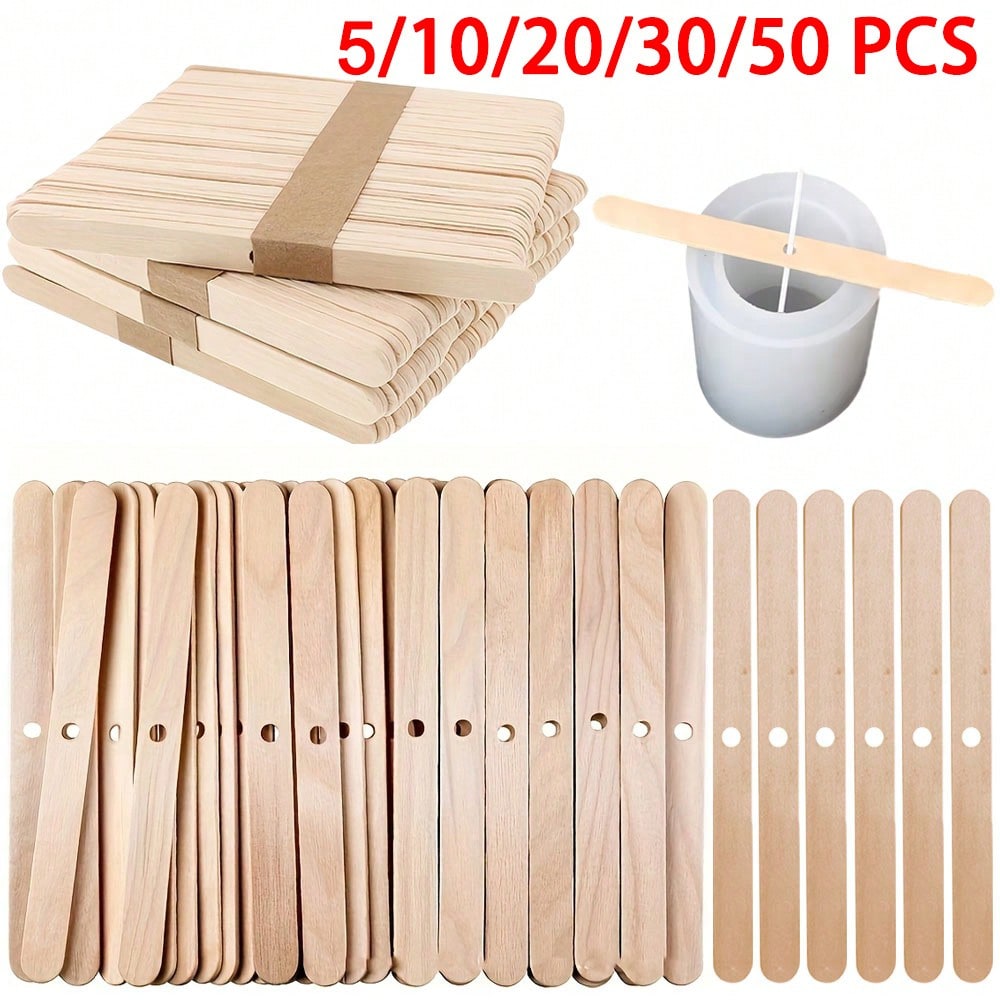 5/10/20/30/50 stuks houten kaa - Candle Making Kit Diy recensie en prijs