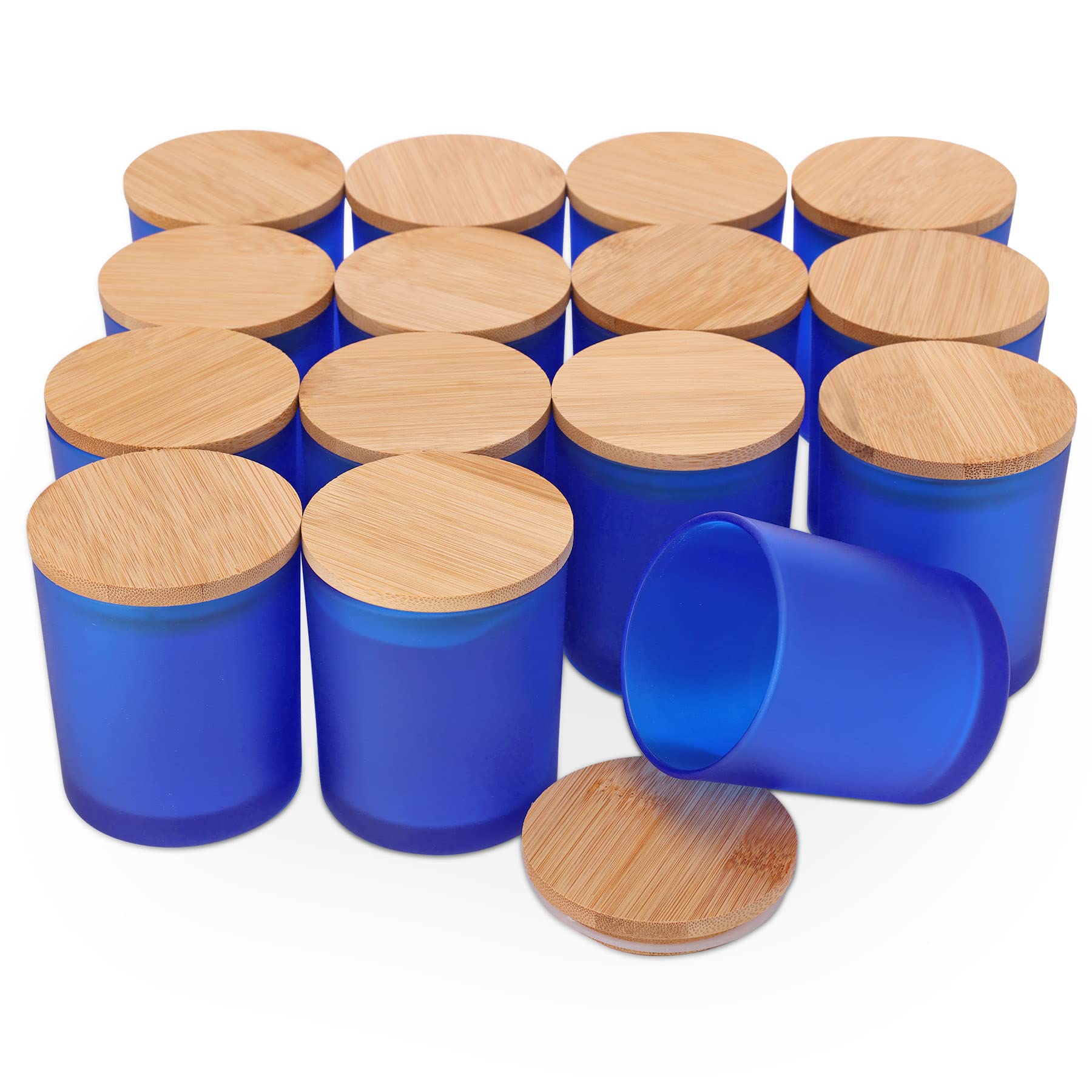 6-Pack 6Oz Mat Amber Glazen Ka - Candle Making Glass Jars recensie en prijs